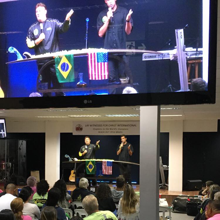 Olympics Preaching @ Snow Ball Church